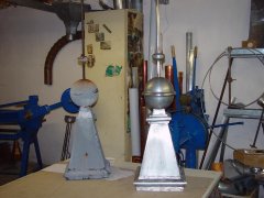 Turmspitze Titan-Zink